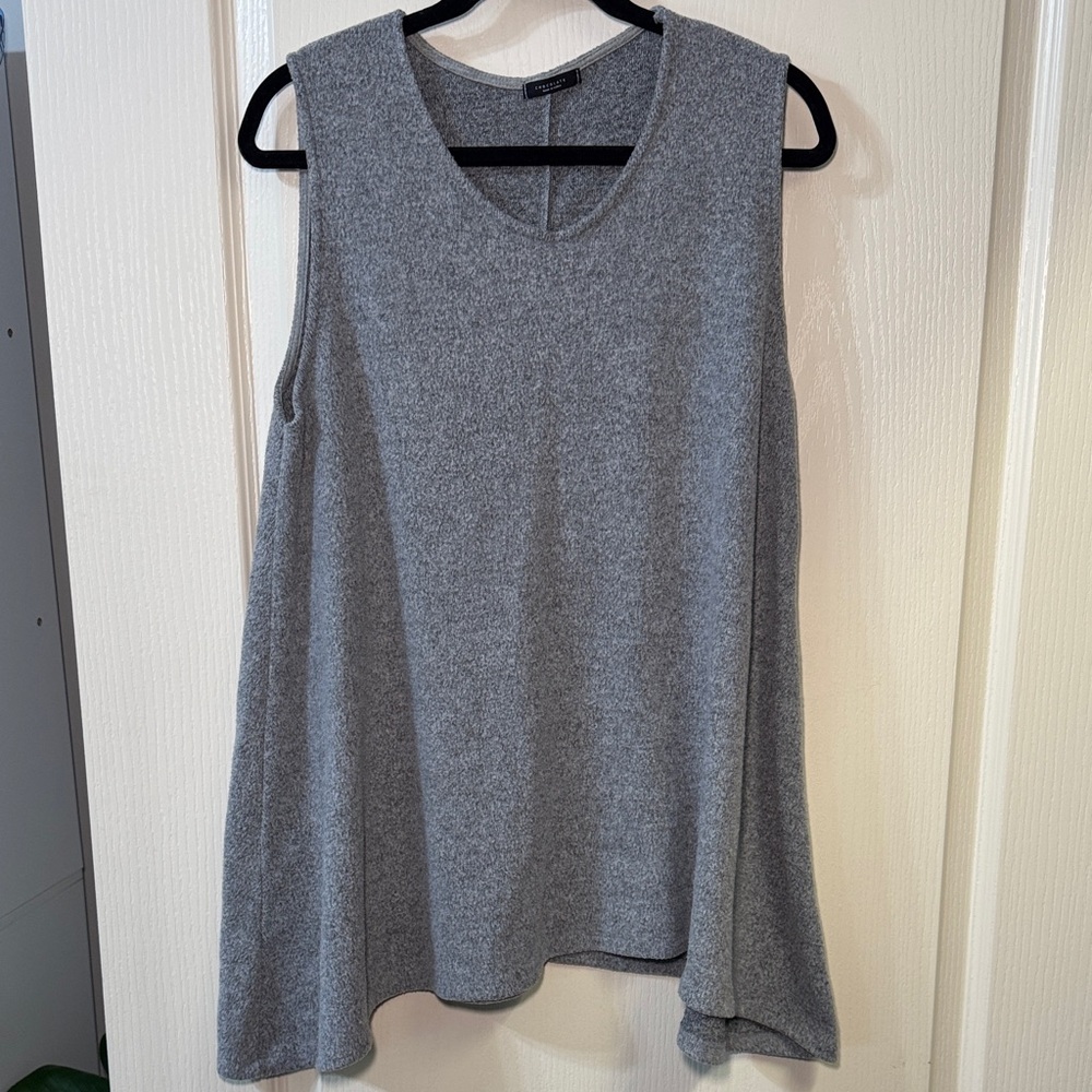 Chocolate Heather Gray Tank Top